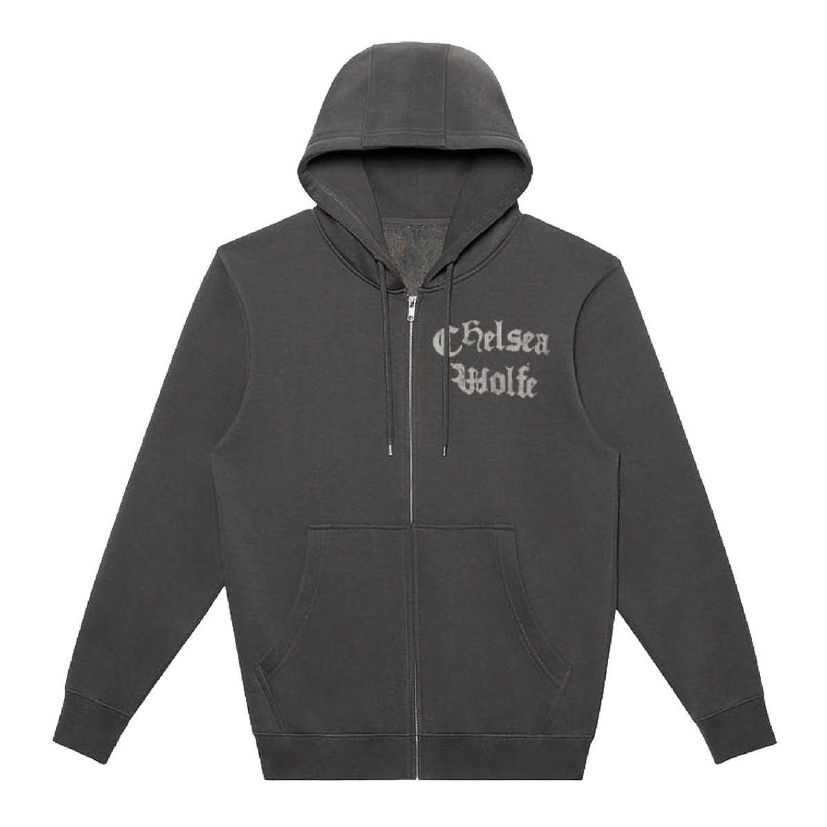 Briar Candle Veil on Vintage Black Zip Hoodie